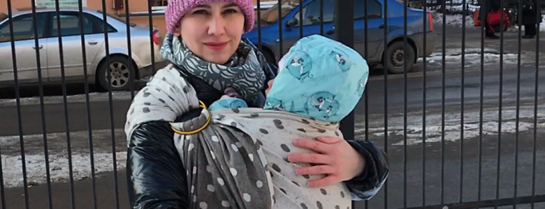 no sew ring-sling carry over coat wrapcollection